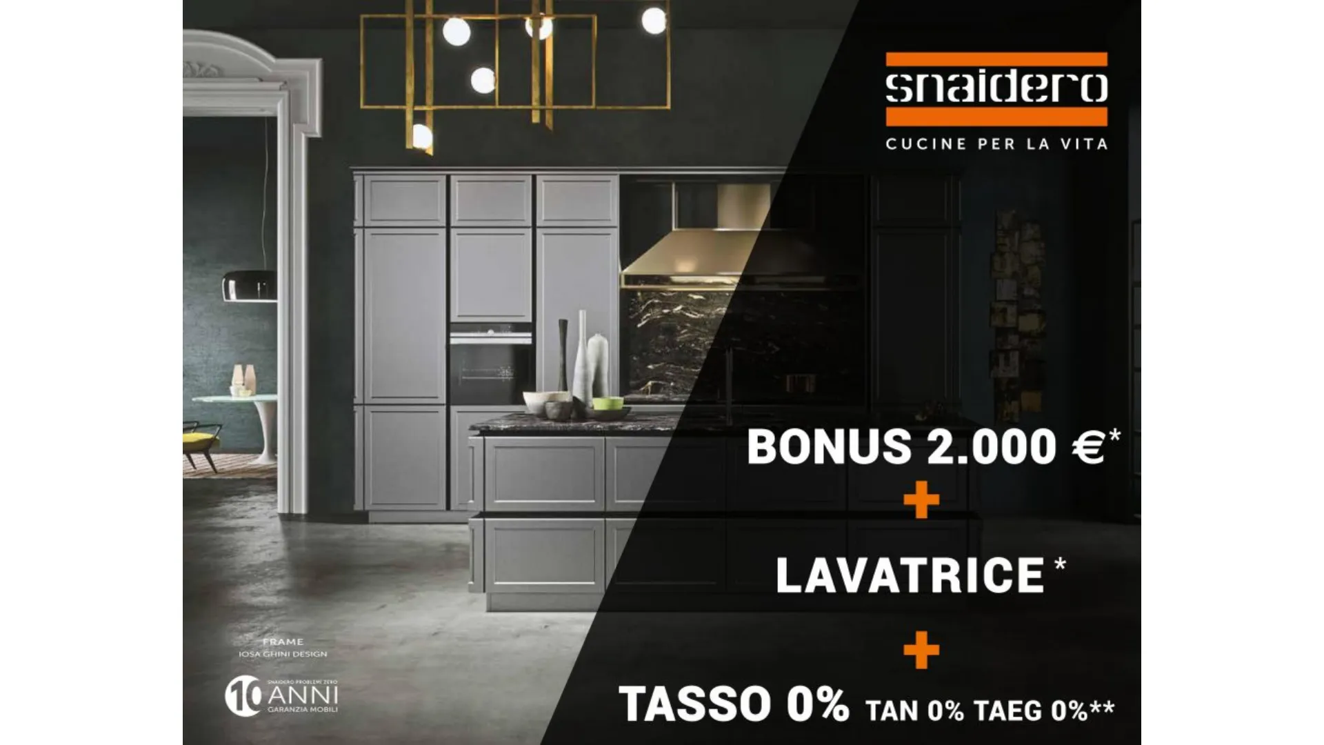 Promo Cucine Bonus + Lavatrice