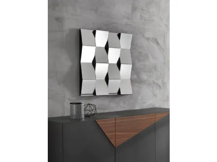 Specchio da arredo a quadri spezzati Aloha di Stones 