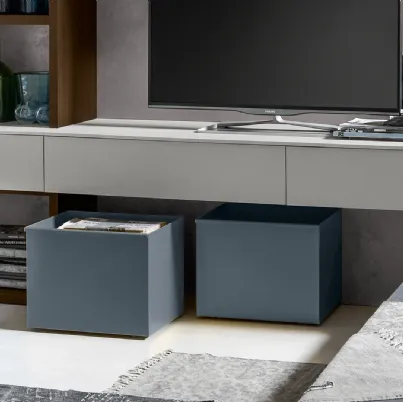 Contenitore Cestone Metal in laccato opaco di SantaLucia