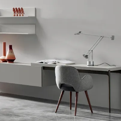 Scrittoio Tavolo H747 moderno con gambe affusolate di SantaLucia