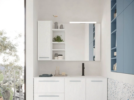 Mobile da Bagno sospeso Ho-me plus liscio 53 di Arbi