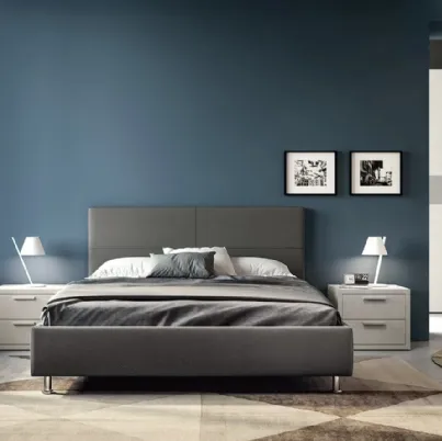Letto in ecopelle Bora di SantaLucia