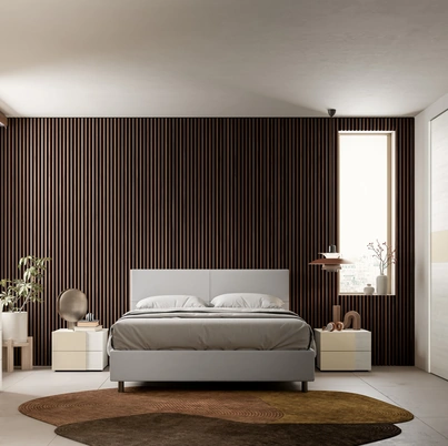 Letto con contenitore Bora di SantaLucia