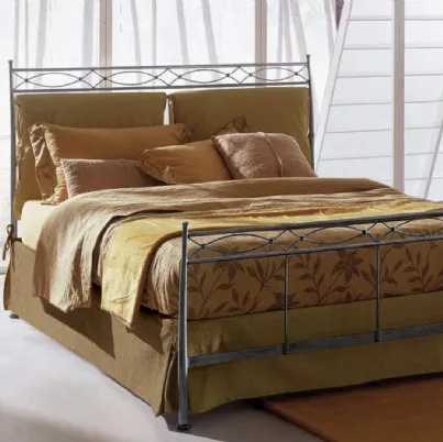 Letto matrimoniale in ferro battuto Eolo di Bontempi