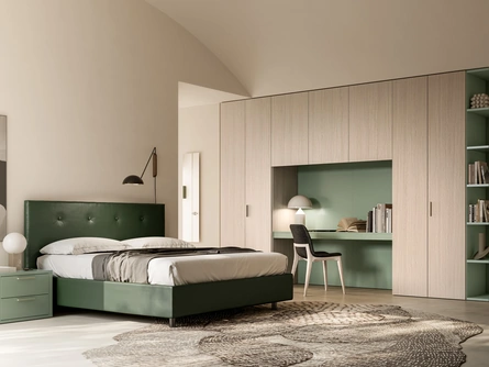 Letto matrimoniale Eros con contenitore di SantaLucia