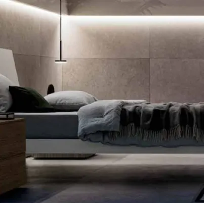 Letto moderno con testiera Levante di SantaLucia