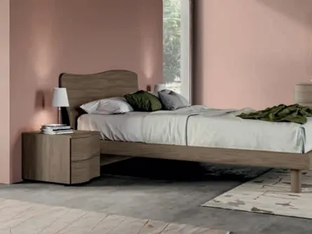 Letto singolo con testiera Paco di SantaLucia