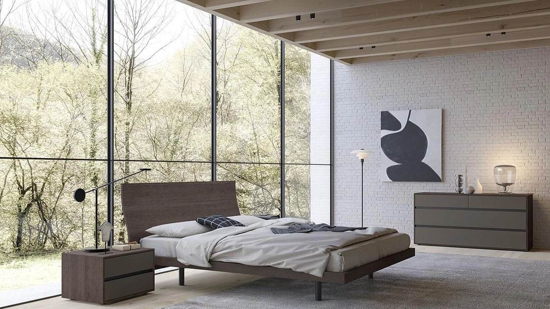 Letto in legno Silom di Mobilgam