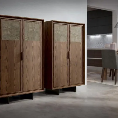 Madia Alta Zenith Zen 02 in legno e laminato di Mobilgam
