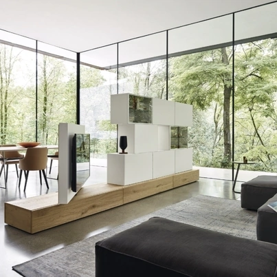 Mobile Porta Tv Tv Units Roto Lampo di Sangiacomo