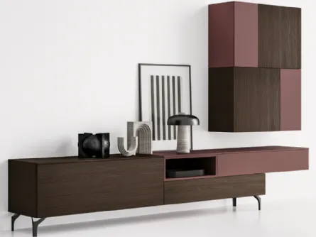 Parete Attrezzata moderna GS206 di SantaLucia