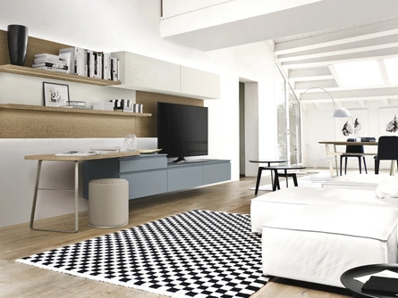 Parete Attrezzata Lampo 004 Laccata di Sangiacomo