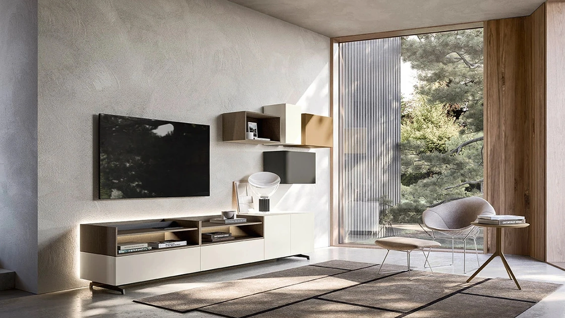 Parete Attrezzata Lampo 033 di Sangiacomo