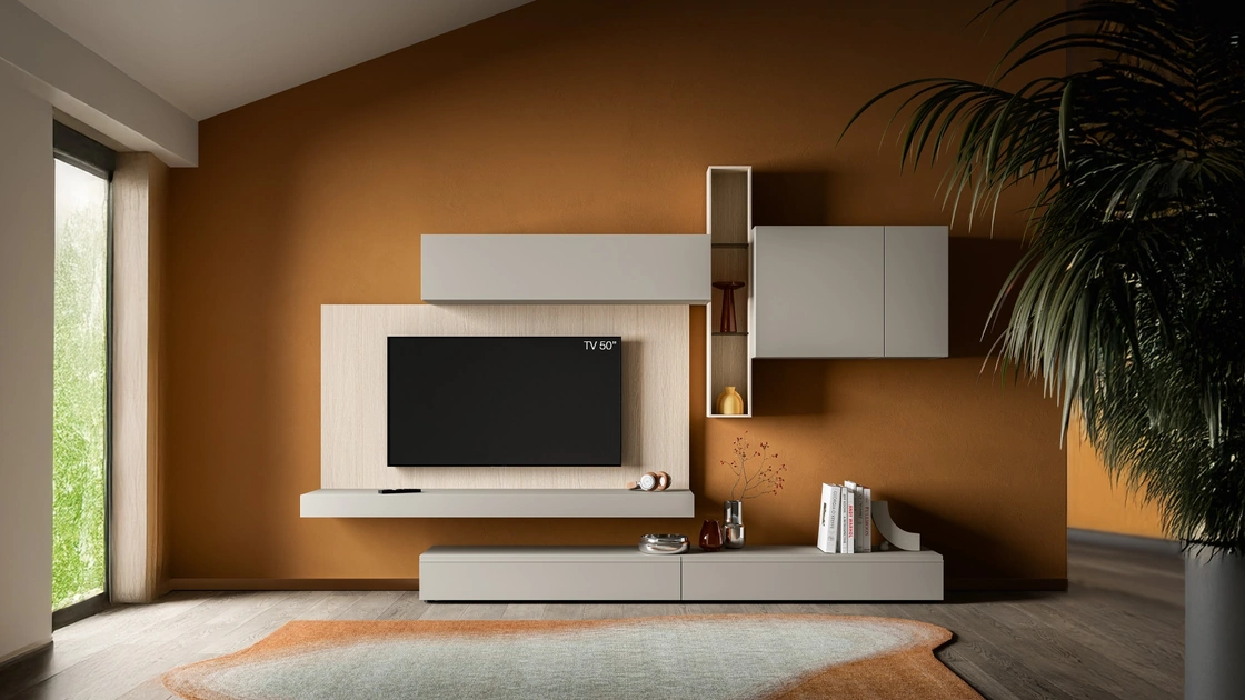 Parete Attrezzata Pratico PTG412 di SantaLucia