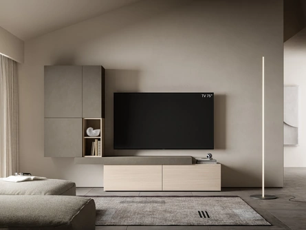 Parete Attrezzata Pratico PTG417 di SantaLucia