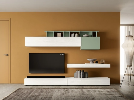 Parete Attrezzata Pratico PTG444 di SantaLucia