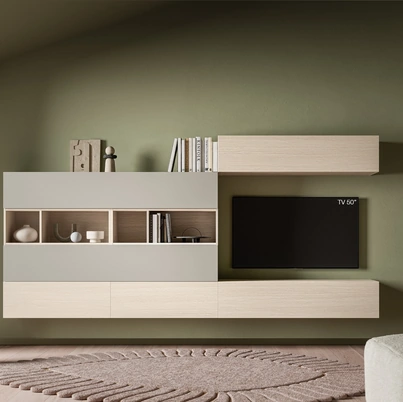 Parete Attrezzata Pratico PTG449 di SantaLucia