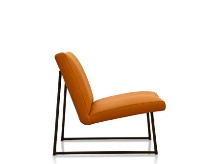 Poltroncina in pelle Mima di Valmori