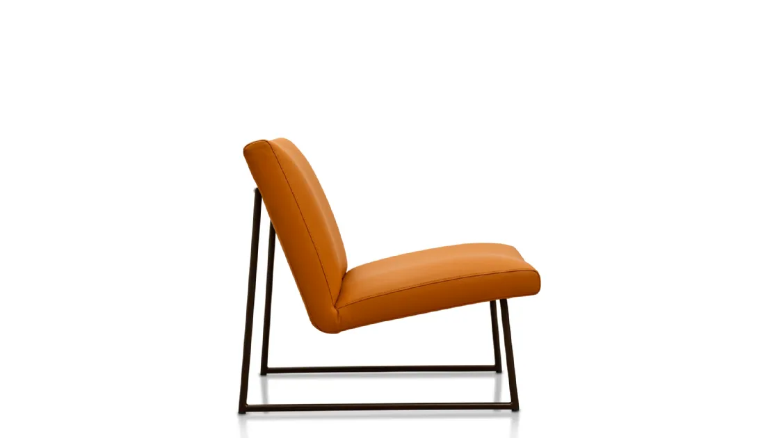 Poltroncina in pelle Mima di Valmori