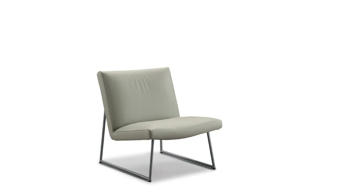 Poltroncina in pelle Mima di Valmori