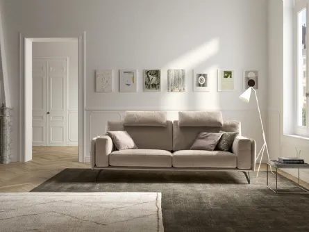 Divano moderno in tessuto Living Bright di Samoa