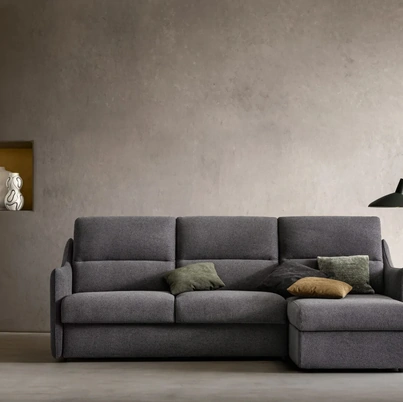 Divano Letto con penisola Logan di Samoa