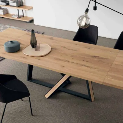 Tavolo di design allungabile in legno Wien di Alta Corte