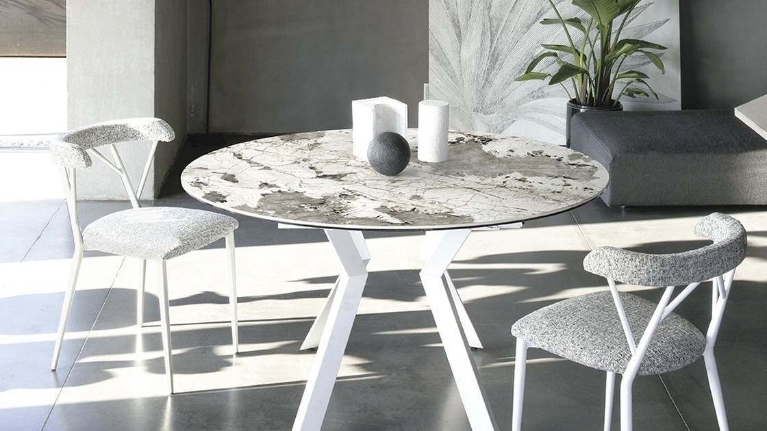 Tavolo in ceramica Zoe Round di Sedit