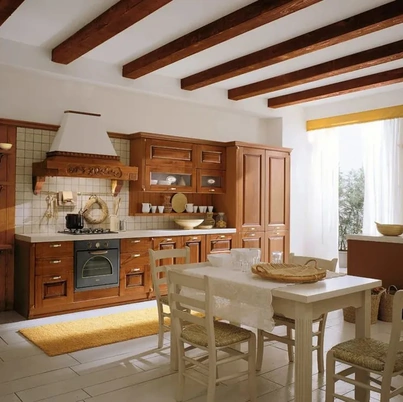 Cucina Classica con penisola Castellana 04 di Ar-Tre