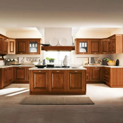 Cucina Classica con isola Castellana 05 di Ar-Tre