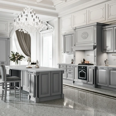 Cucina Classica con isola Ginevra 05 di Ar-Tre