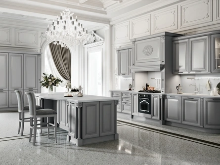 Cucina Classica con isola Ginevra 05 di Ar-Tre