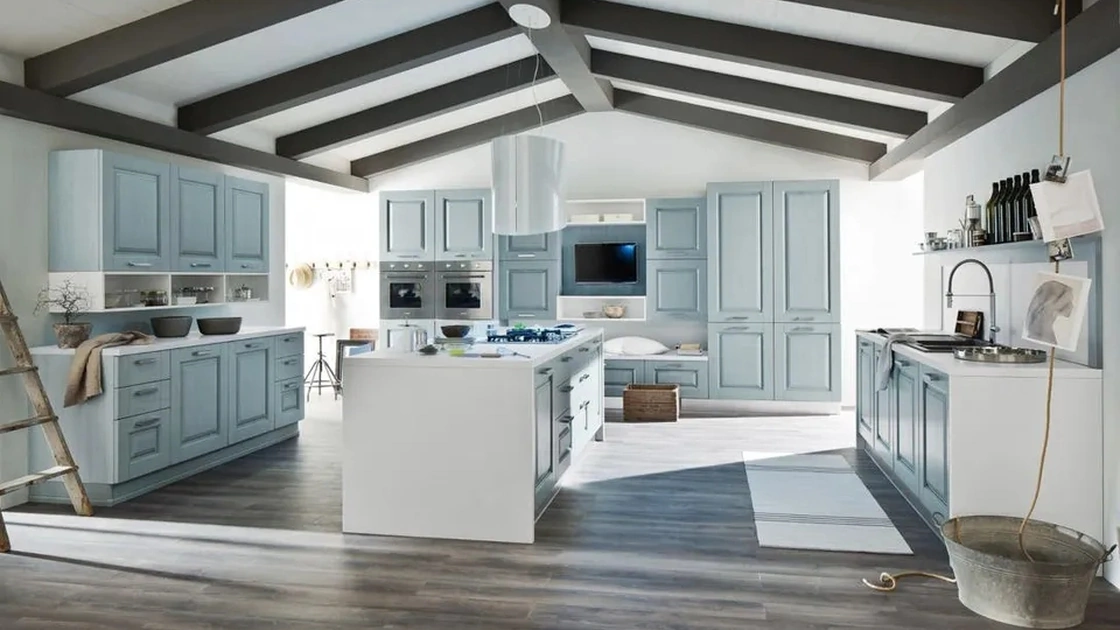 Cucina Classica con isola I Masselli 07 di Ar-Tre