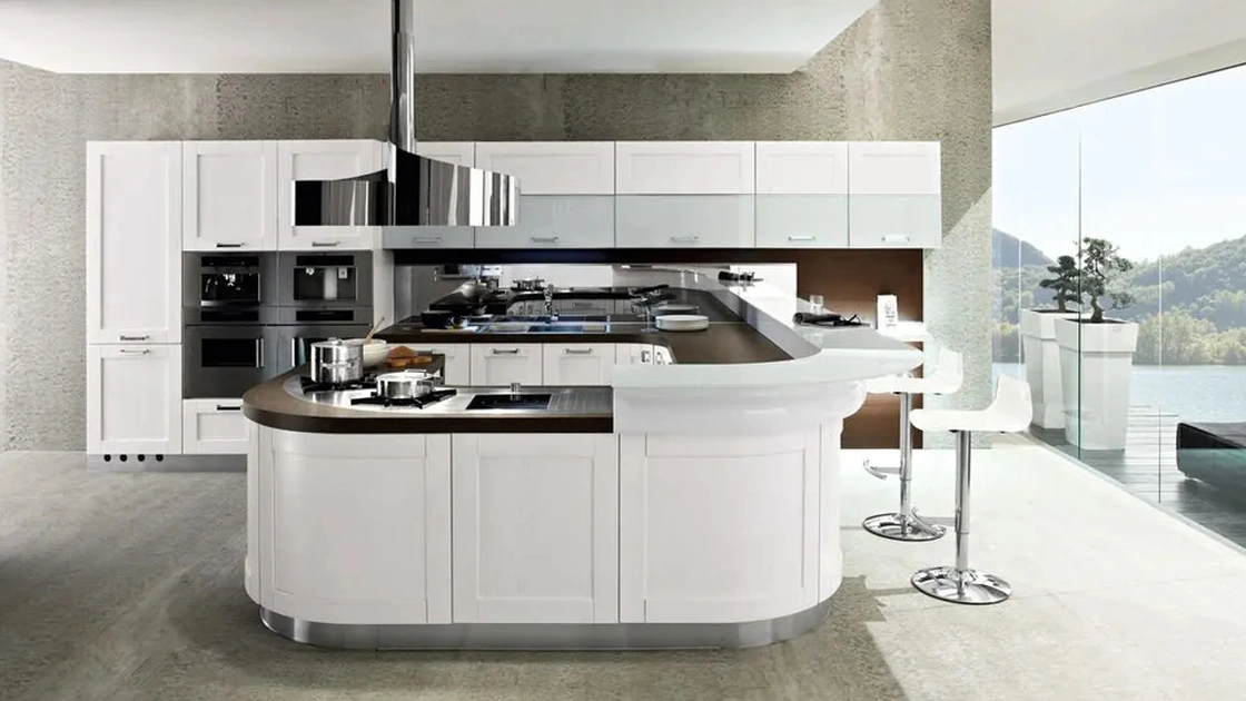 Cucina Classica con penisola Signoressa 04 di Ar-Tre