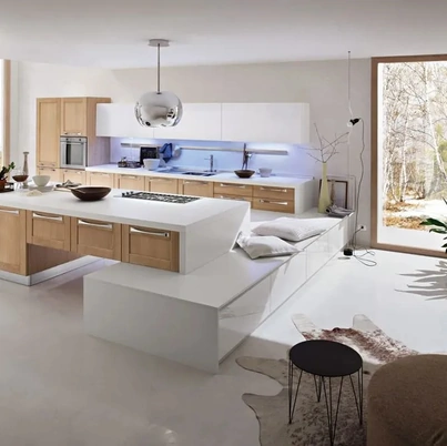 Cucina Classica con penisola Vanessa 01 di Ar-Tre