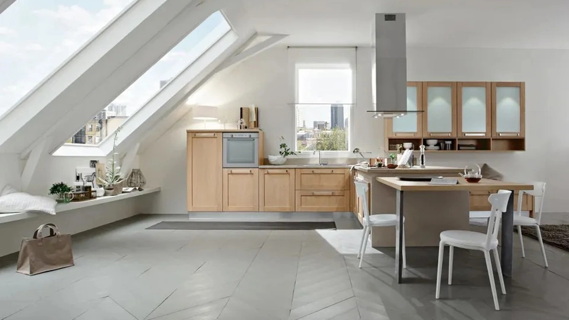 Cucina Classica con penisola Vanessa 02 di Ar-Tre