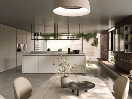 Cucina Design con isola Quadra 03 di Snaidero