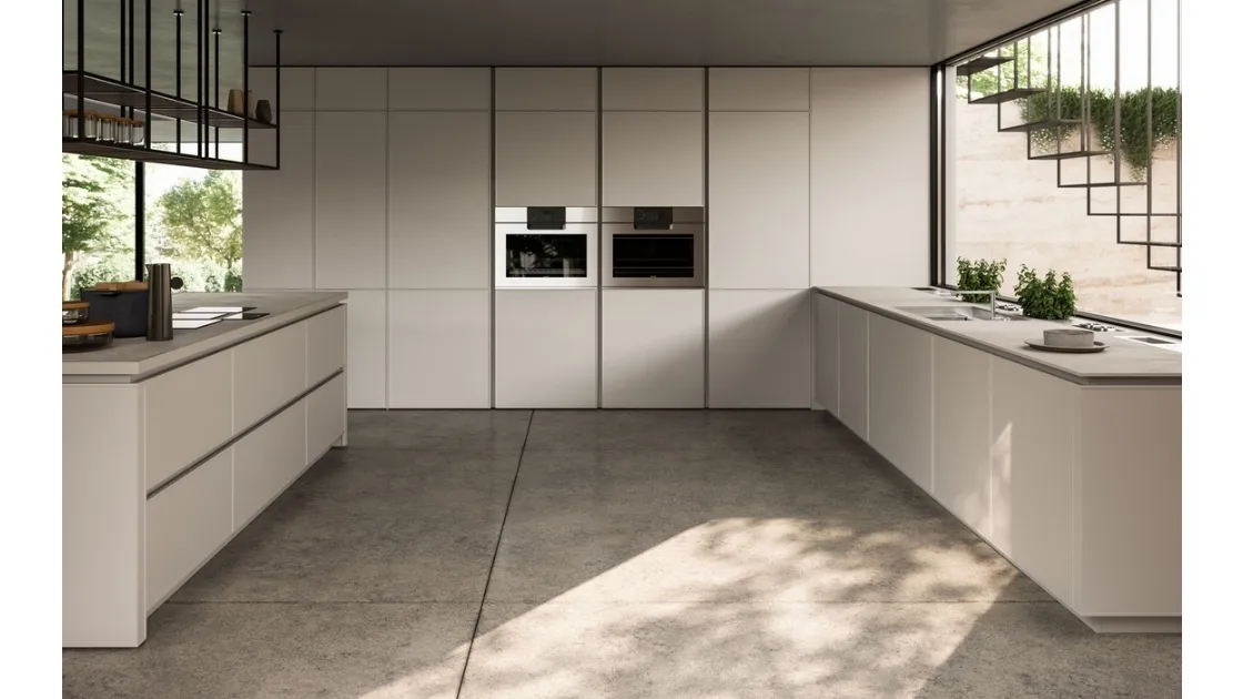 Cucina Design con isola Quadra 03 di Snaidero