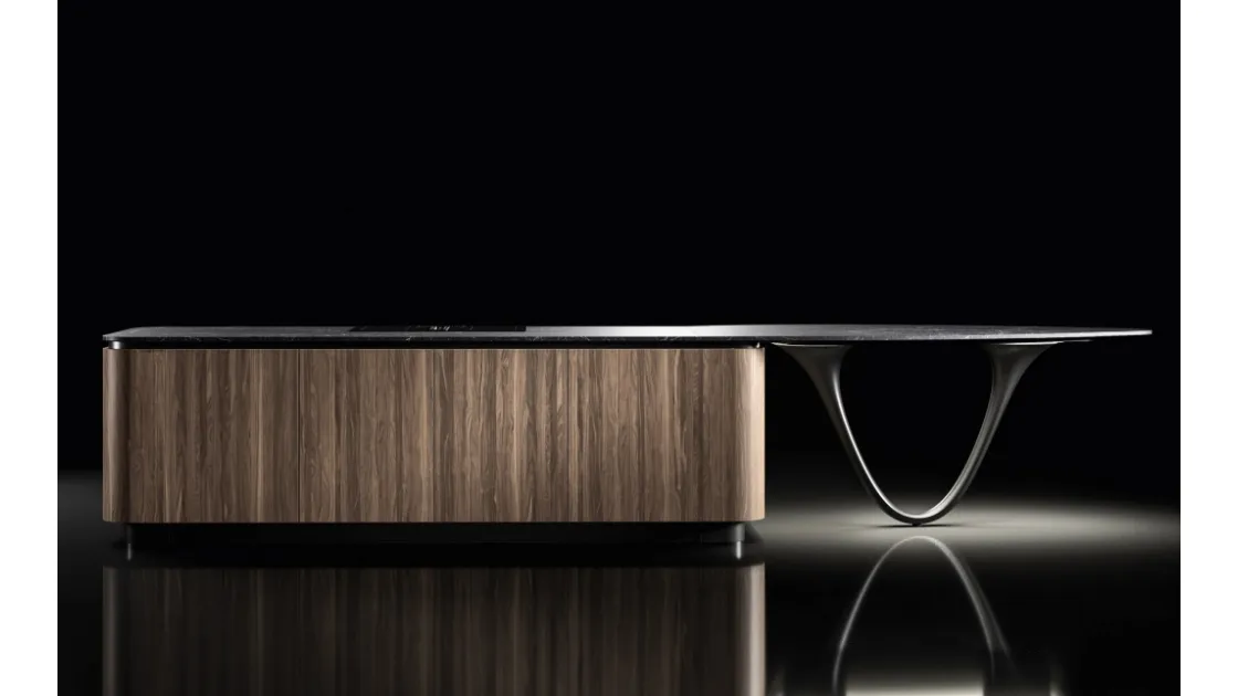 Cucina Design con isola Ola 01 di Snaidero