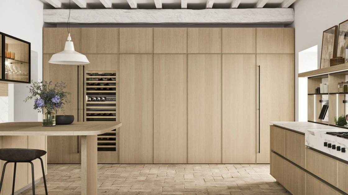 Cucina Design a scomparsa Quadra 02 di Snaidero