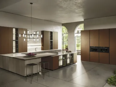 Cucina Design con penisola Way 03 di Snaidero