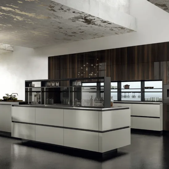 Cucina Design con penisola Elementi 02 di Snaidero