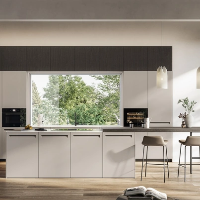 Cucina Moderna con isola Tekna 01 di Arredo3