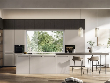 Cucina Moderna con isola Tekna 01 di Arredo3