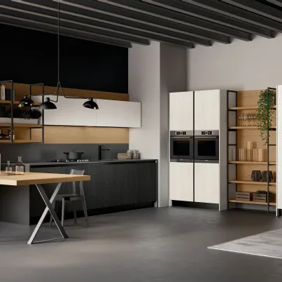Cucina Moderna Asia 02 lineare Arredo3