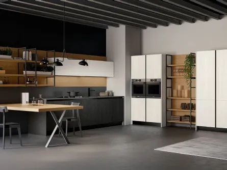 Cucina Moderna Asia 02 lineare Arredo3