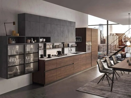 Cucina Moderna lineare Fly Evo Flo Evo 05 di Ar-Tre