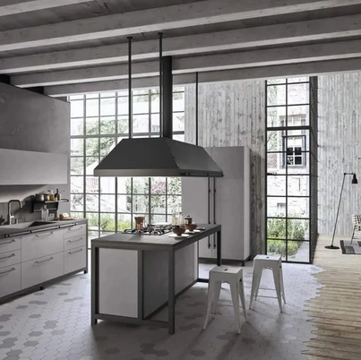 Cucina Moderna con isola Fly Evo Flo Evo 06 di Ar-Tre