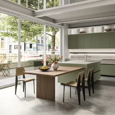 Cucina Moderna con isola Folio 02 di Snaidero