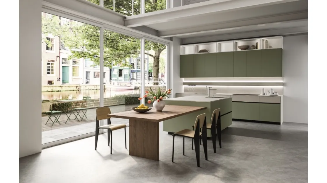 Cucina Moderna con isola Folio 02 di Snaidero